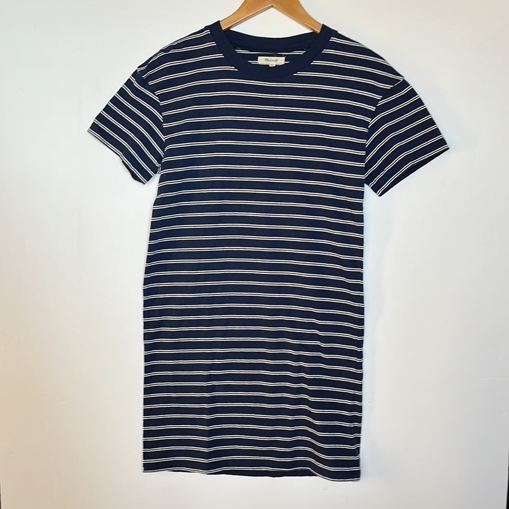 Madewell tina stripe t-Shirt dress size XXS - Picture 2 of 8